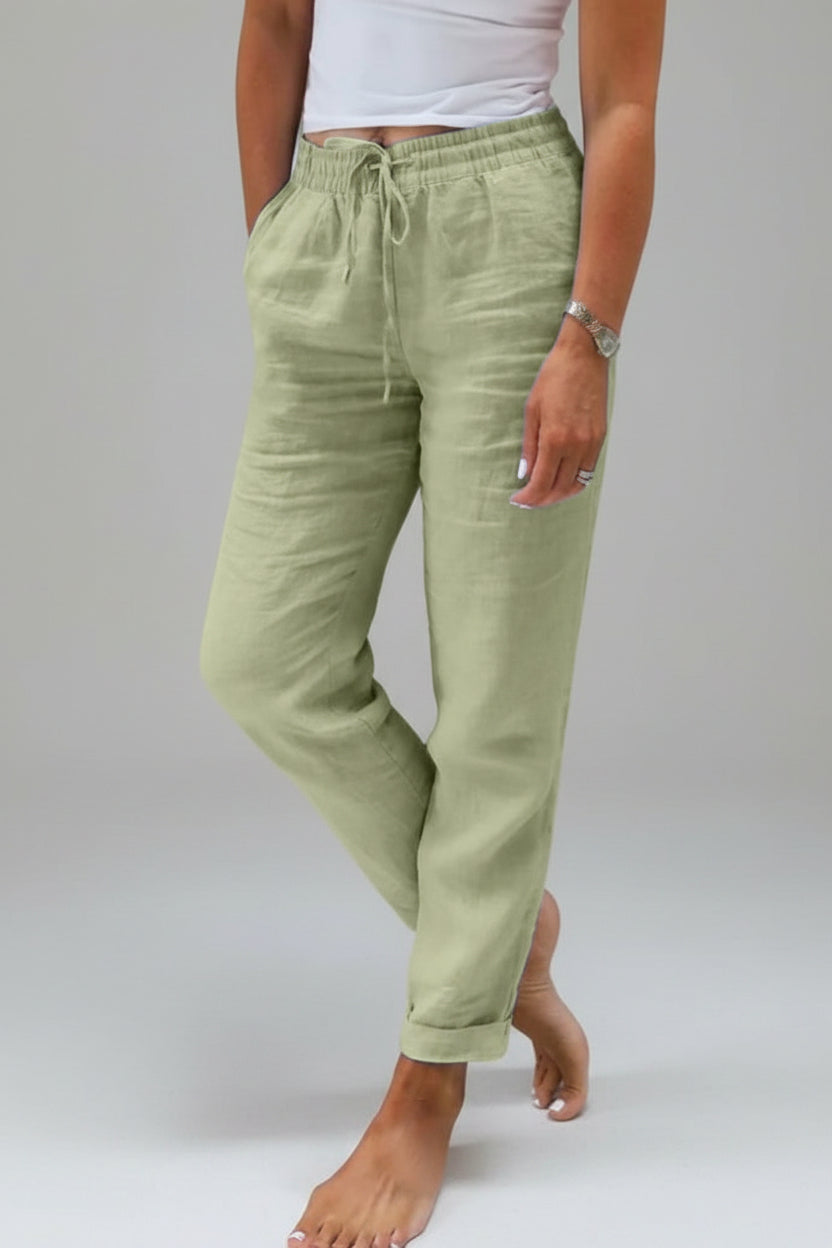 Pantalón Lorena - Lino con Stretch