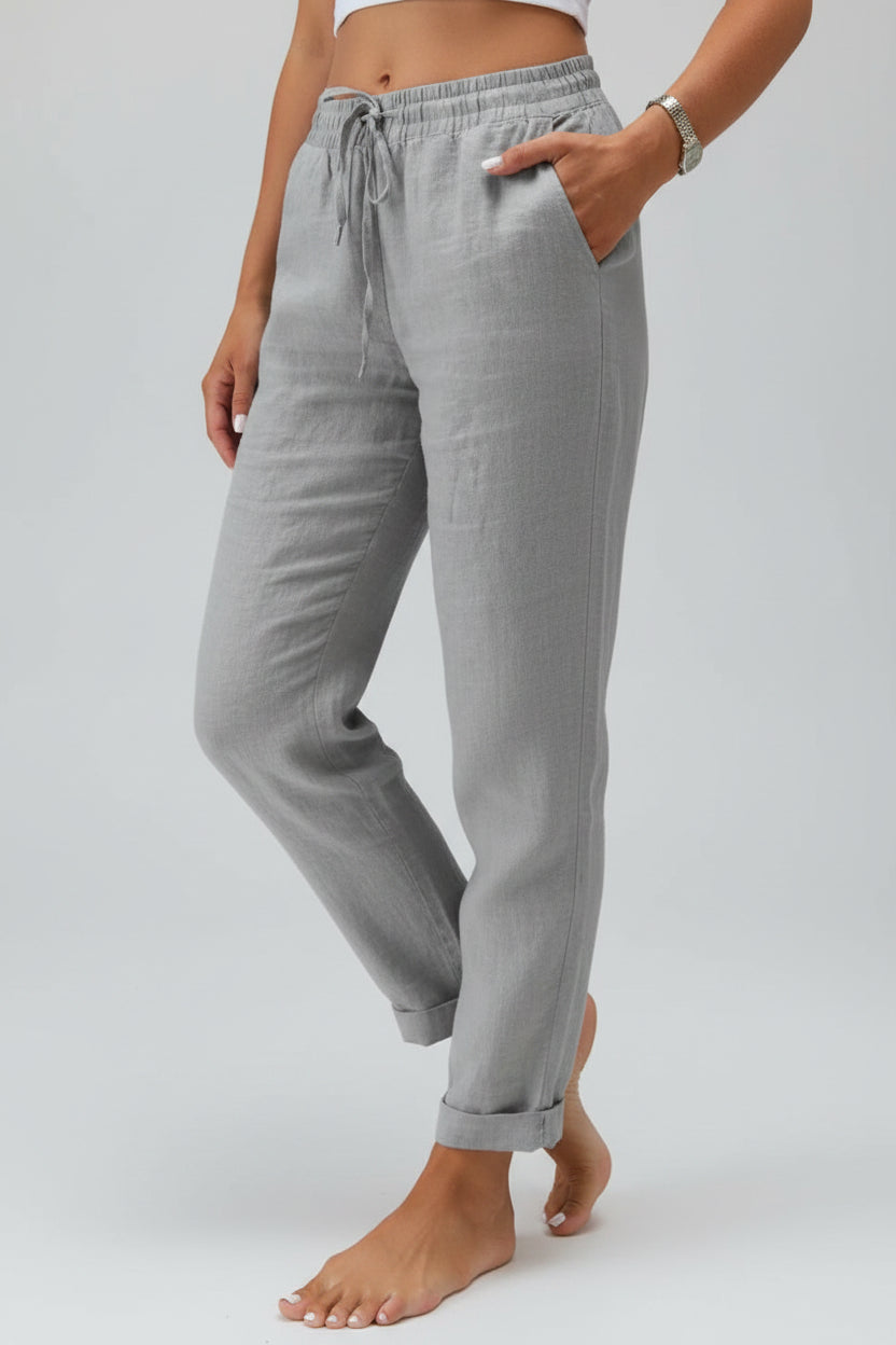Pantalón Lorena - Lino con Stretch