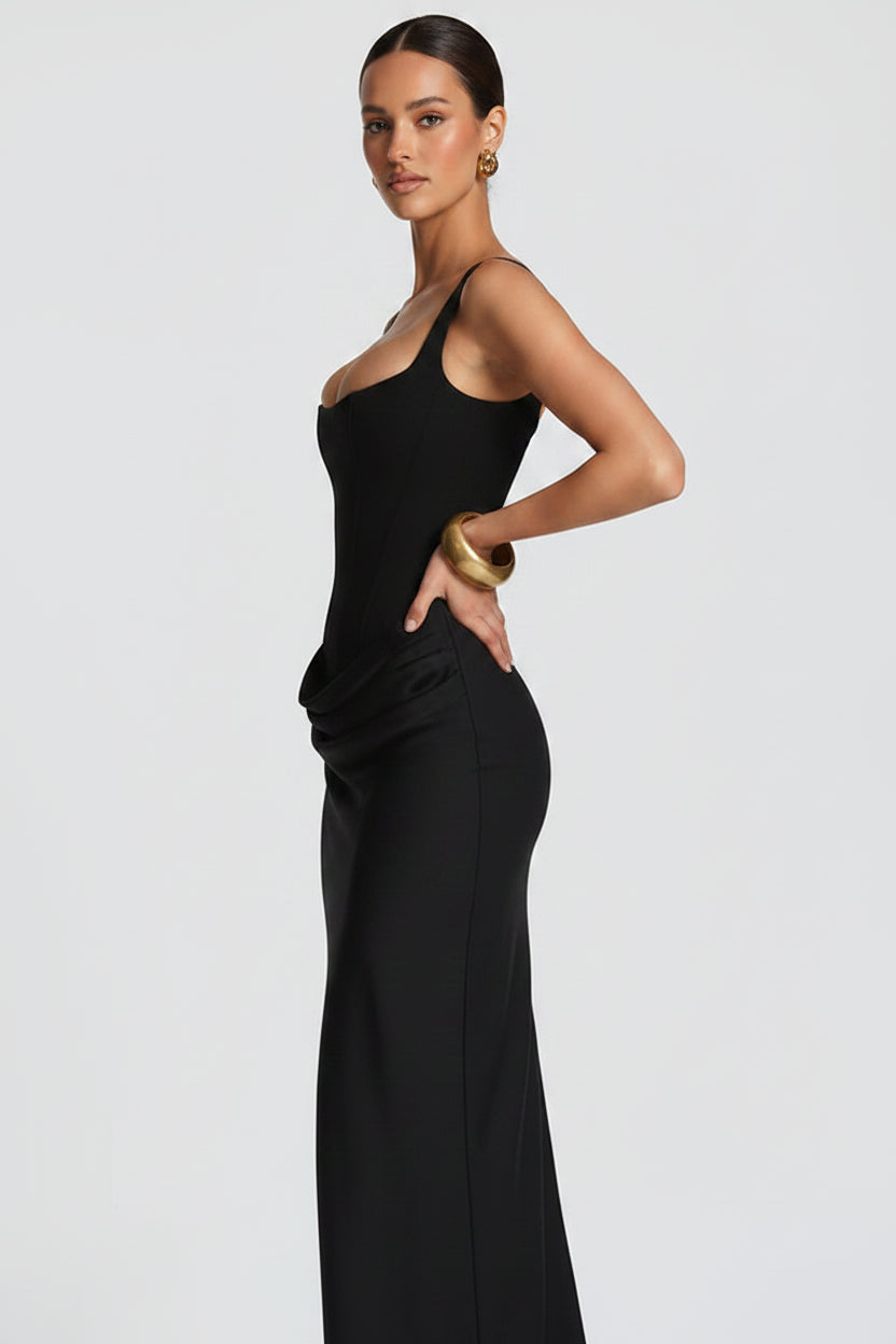 Vestido Paulina - Maxi Satinado