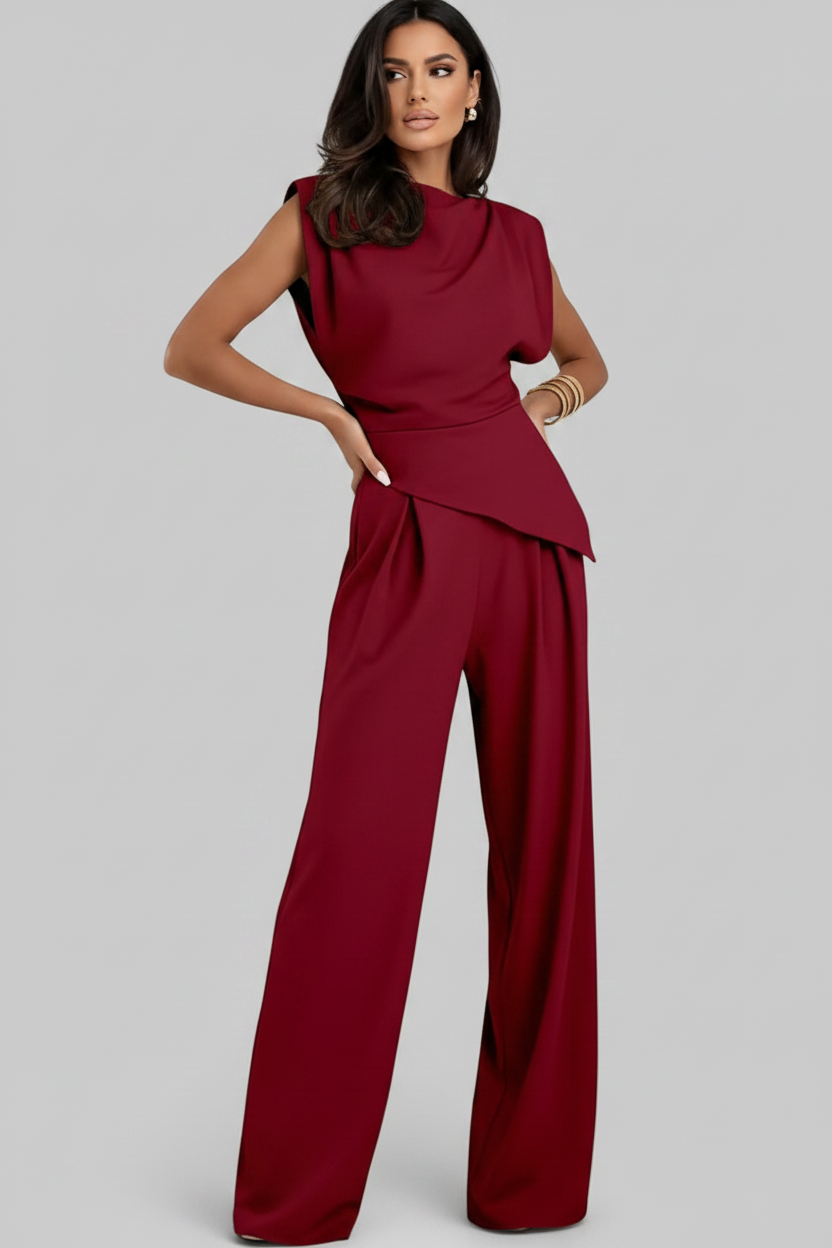 Conjunto Julia - Elegante Informal de Dos Piezas