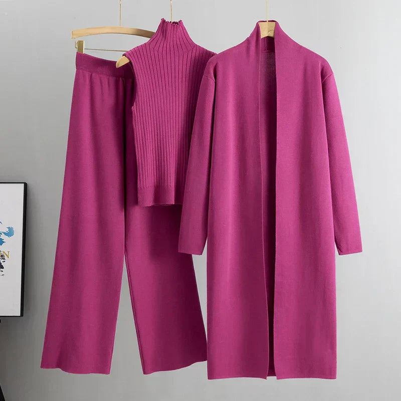 Conjunto de Tres Piezas Carmen - Casual Estiloso