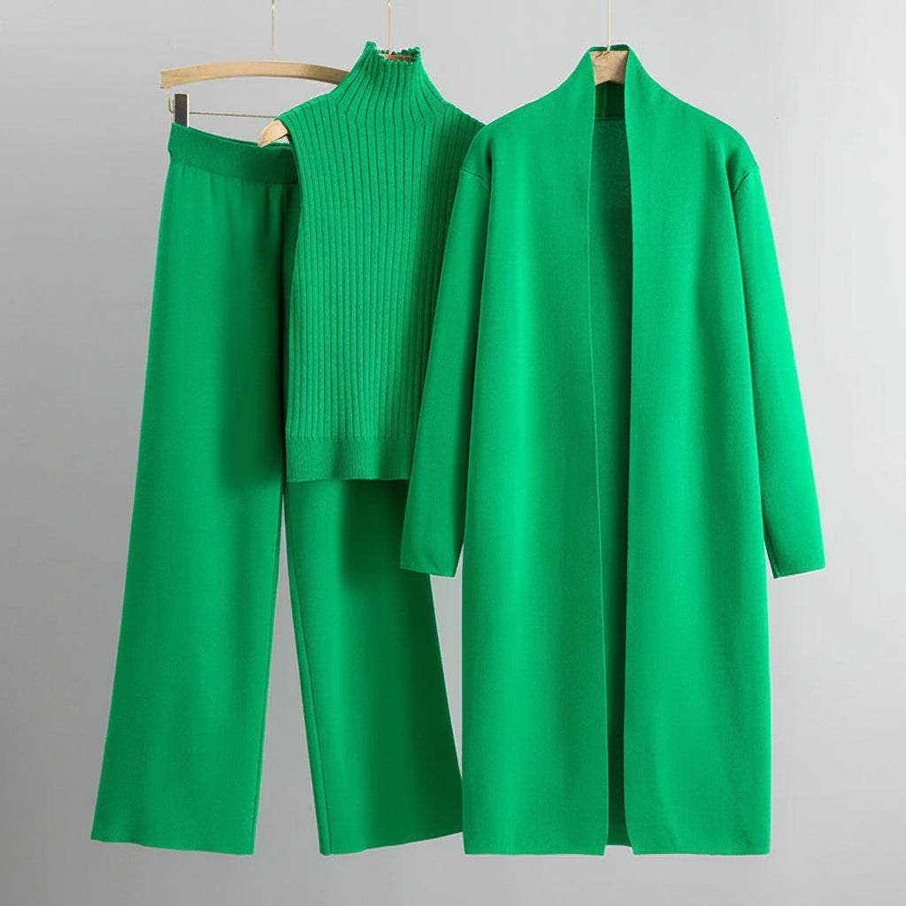 Conjunto de Tres Piezas Carmen - Casual Estiloso