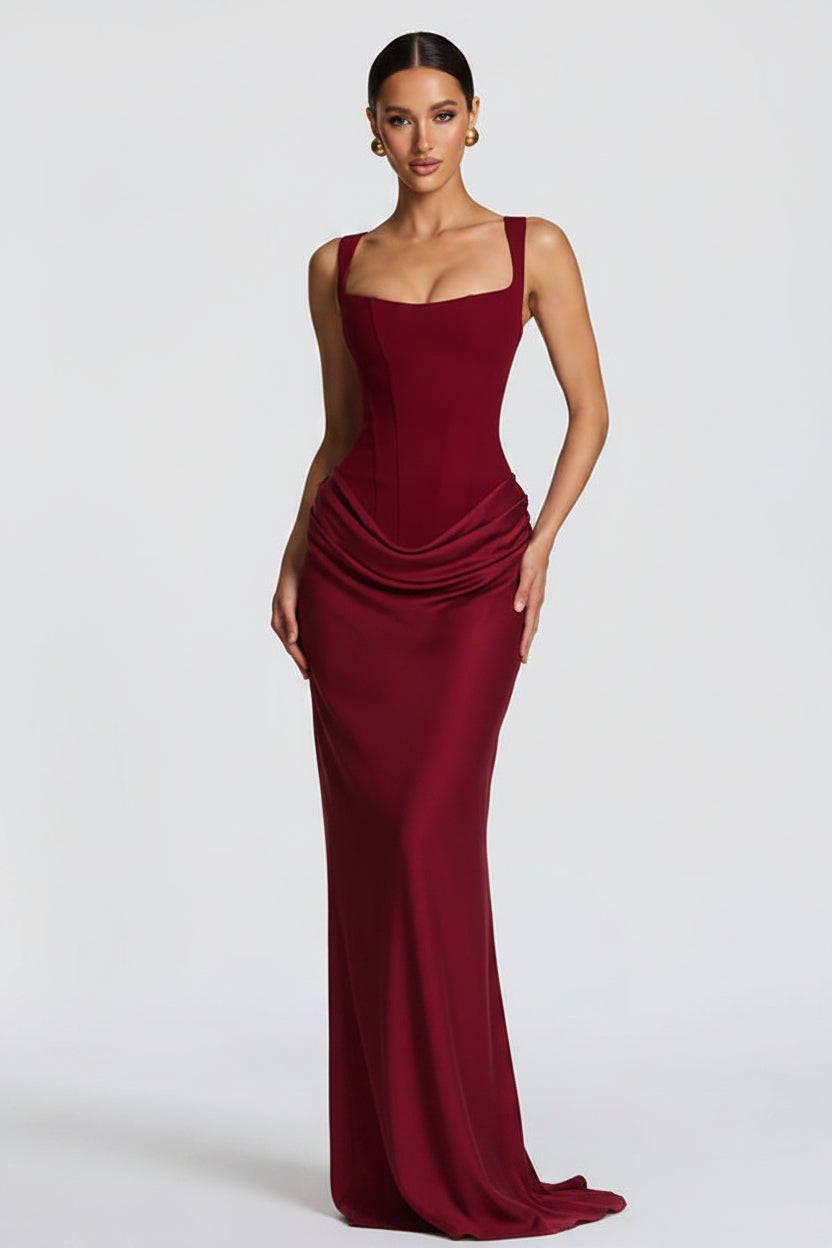 Vestido Paulina - Maxi Satinado