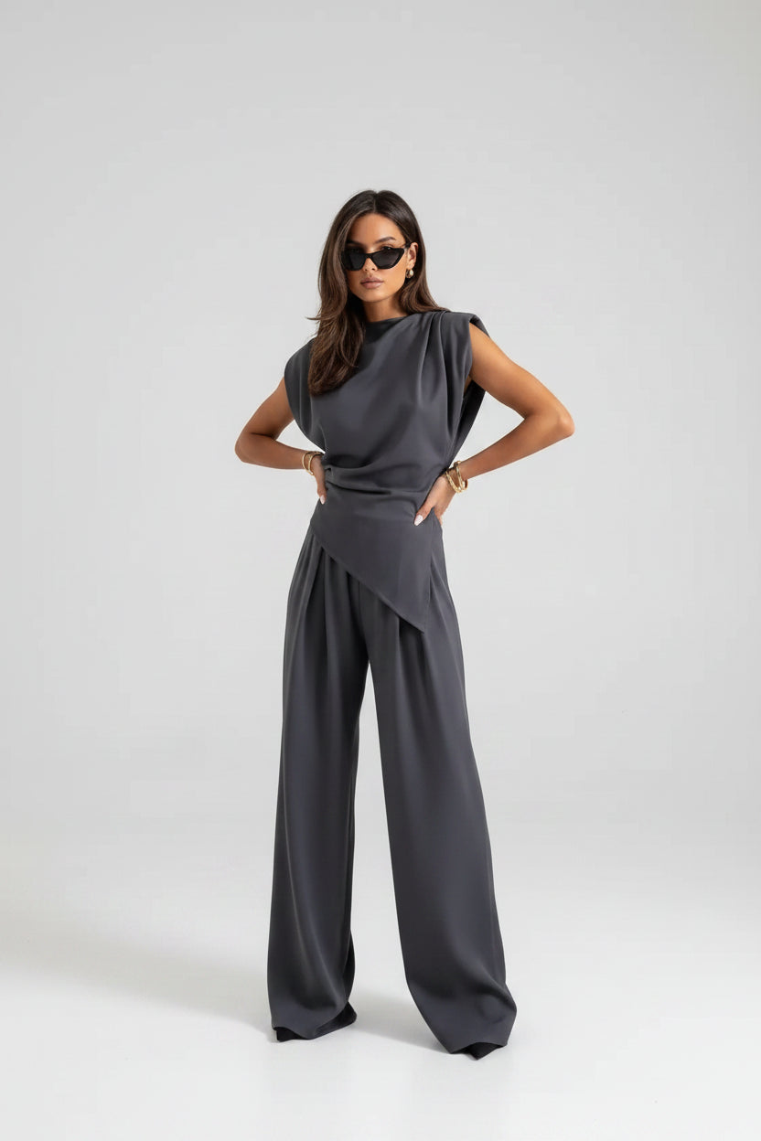 Conjunto Julia - Elegante Informal de Dos Piezas