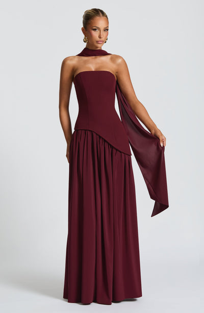 Vestido Emma - Vestido de Noche Elegante Sin Tirantes